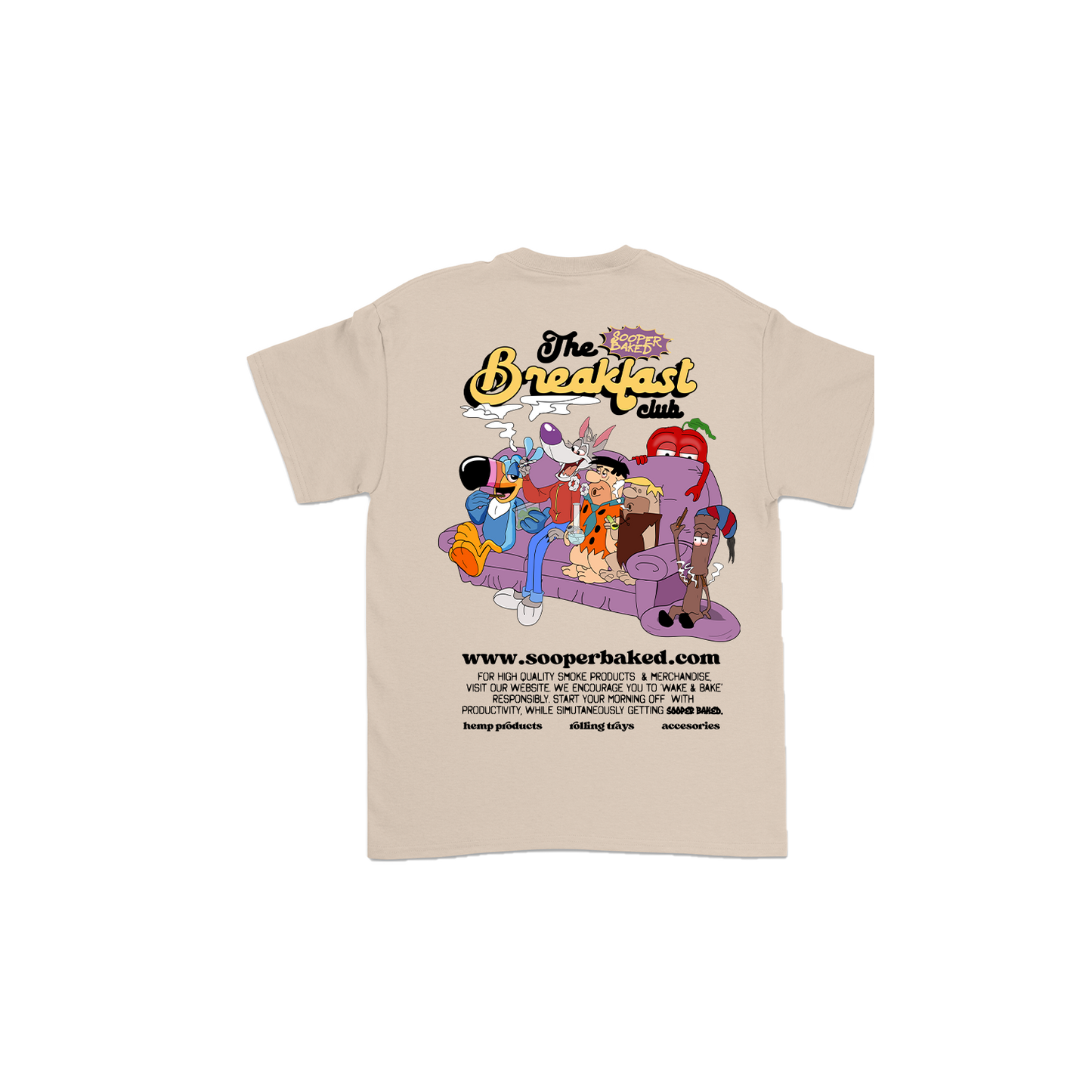 The Sooper Baked Breakfast Club 'Sooper Crispy' Tee