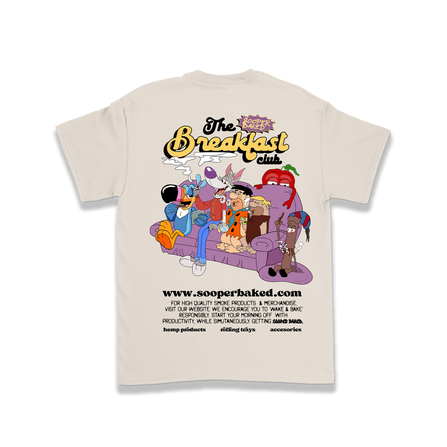 The Sooper Baked Breakfast Club 'Sooper Stoned' Tee